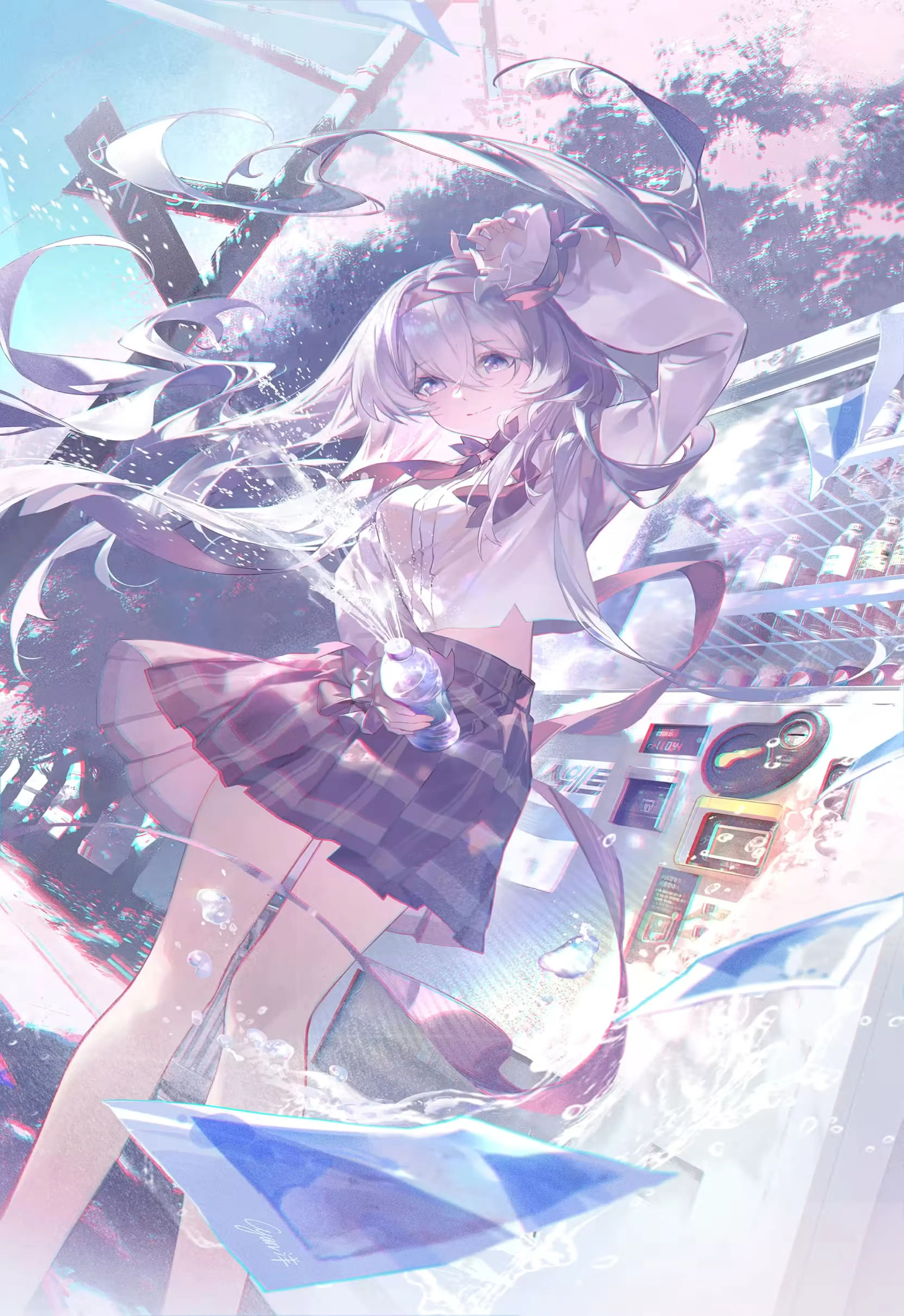 Mobile background image of the blog